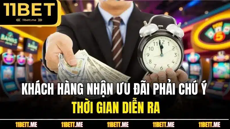 Khách hàng nhận ưu đãi phải chú ý thời gian diễn ra