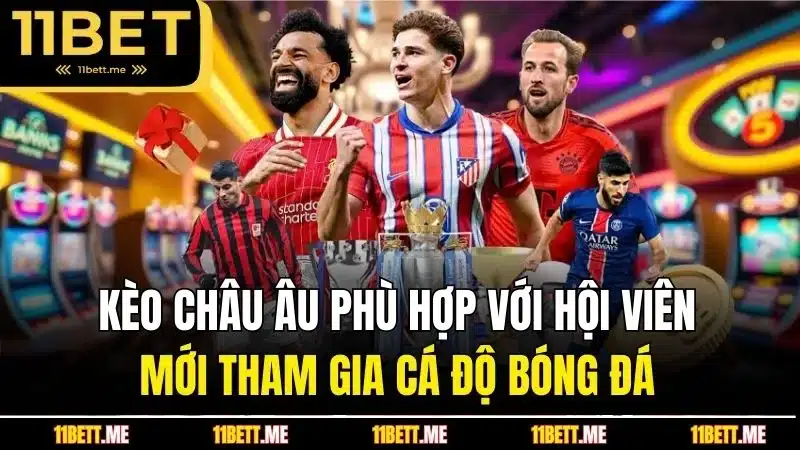 Kèo châu Âu phù hợp với hội viên mới tham gia cá độ bóng đá